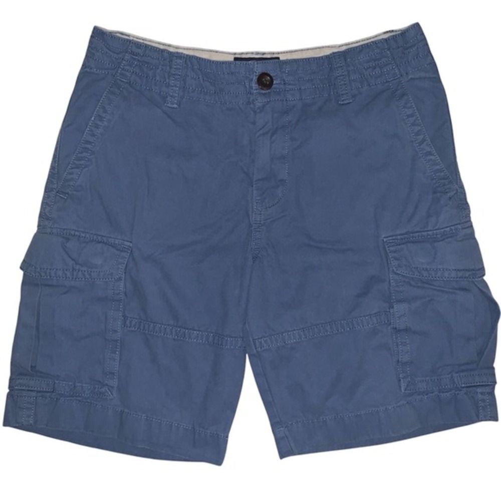 Tommy Hilfiger Men's 31 Steel Blue Cargo Shorts 9" Inseam Casual Outdoor Pockets
